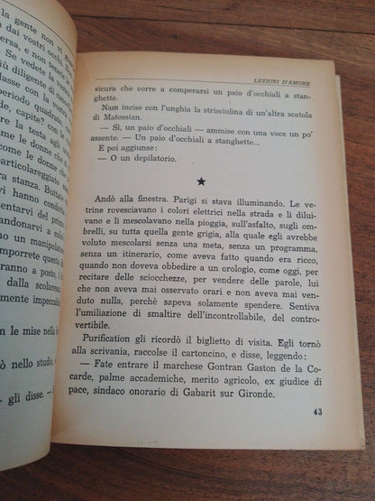 Lezioni d'amore, Pitigrilli, Sonzogno, 1948