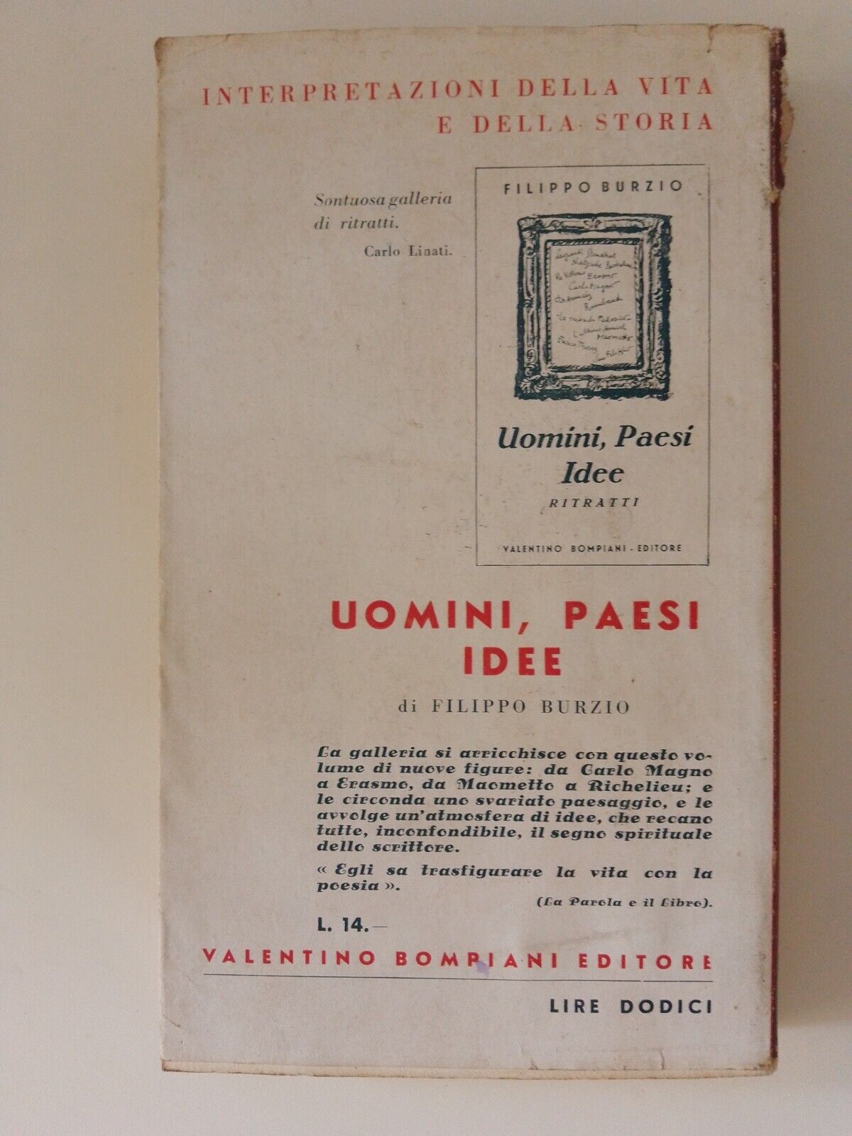 Sanfelice - V. Sheean - Bompiani Editore 1938