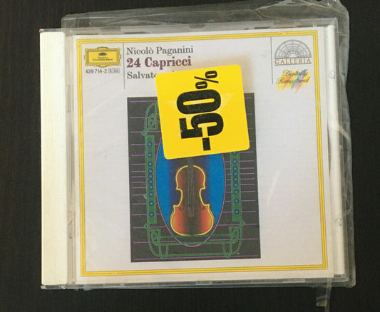 DG.429 714-2 ! PAGANINI 24 Caprices ! SALVATORE ACCARDO (1978)Ex++ 