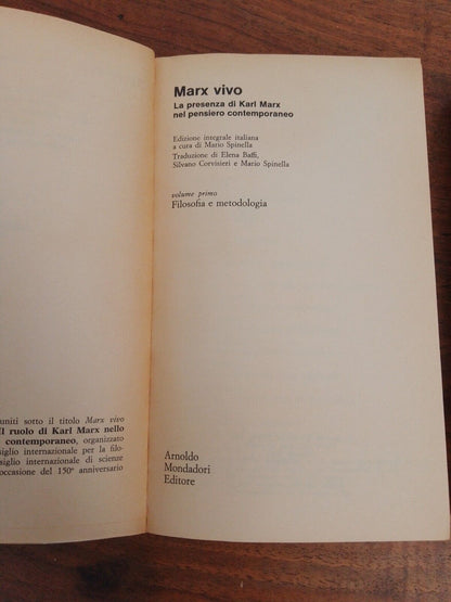 MARX ALIVE VOL. 1-2, Oscar Mondadori 1970