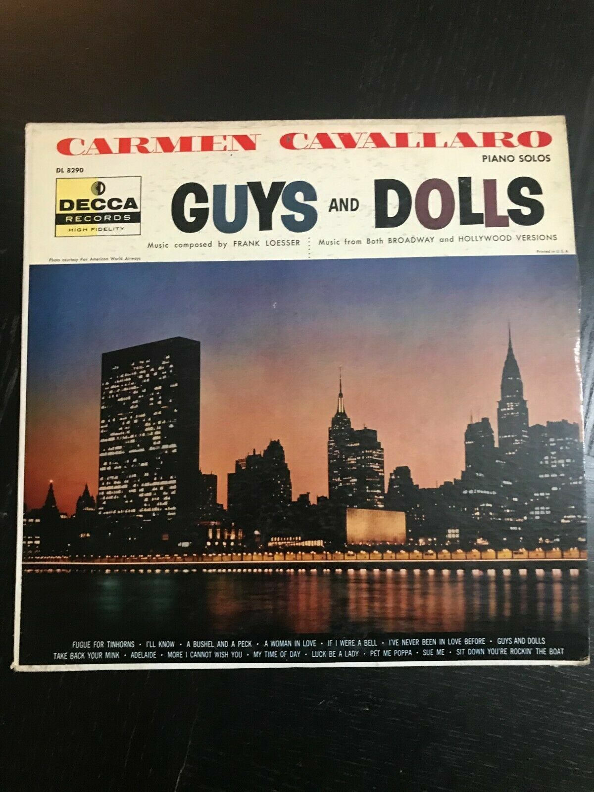 VINYLE Carmen Cavallaro – Gars et poupées 