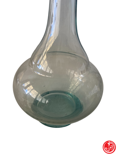 Glass cruet vase