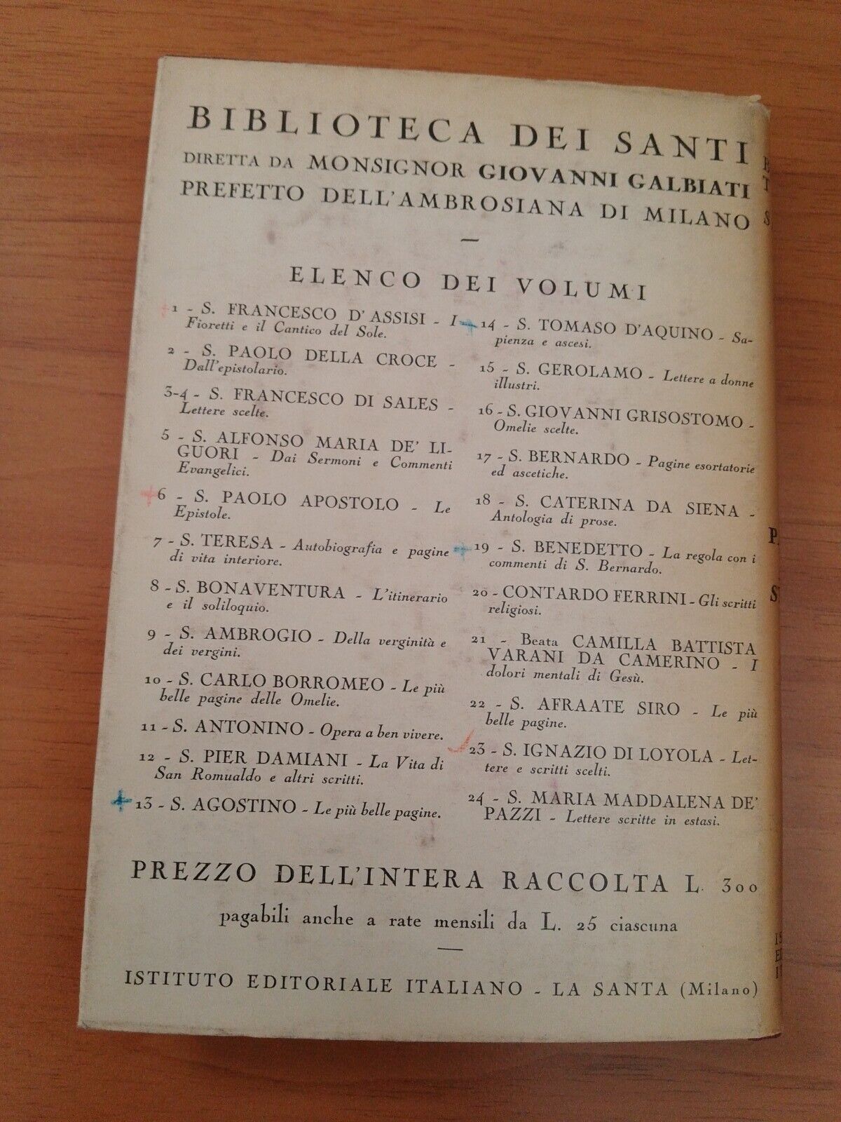 Le epistole - San PAOLO apostolo - Biblioteca dei Santi- 1927