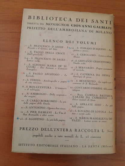 Le epistole - San PAOLO apostolo - Biblioteca dei Santi- 1927