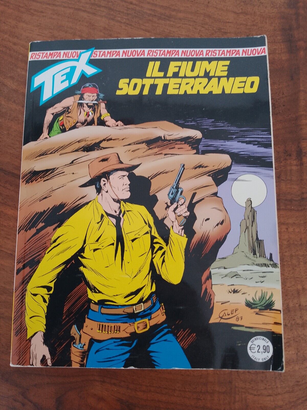 TEX, New Reprint, n. 330, The underground river, June 2013