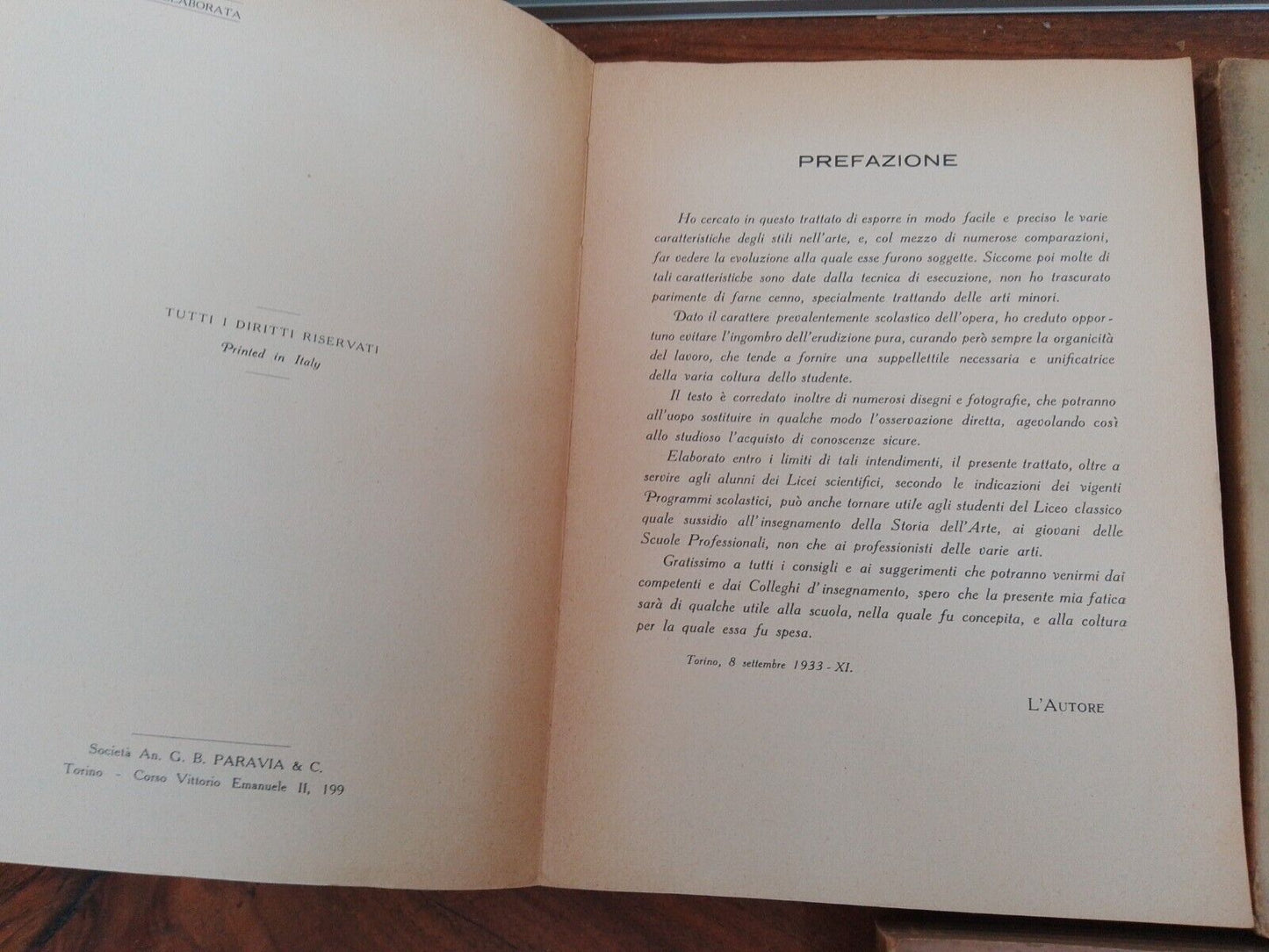 Practical guide for the knowledge of styles in art - 3vol. - G. Aprato - 1933