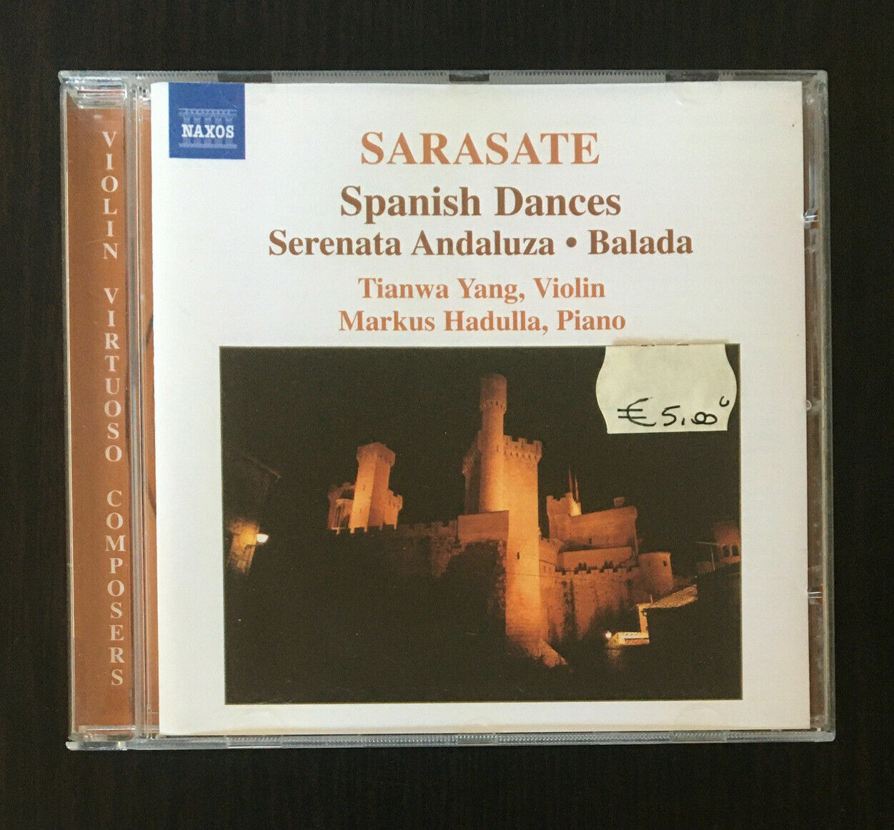 Sarasate: Danze Spagnole, Serenata Andaluza, Balada / Tianwa Yang, M. Hadulla CD