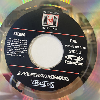 LE POLYHEDRO DE LEONARDO - Vidéodisque / Disque Laser - Multigramme - "Effet Nuit"