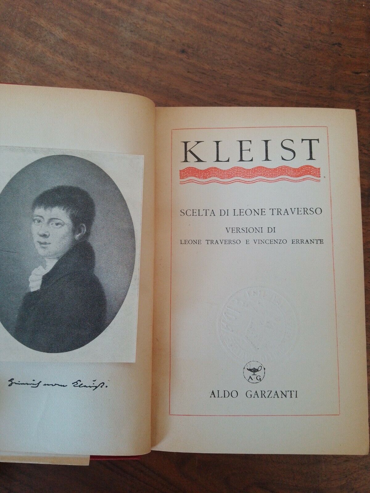 Kleist, Garzanti, 1943