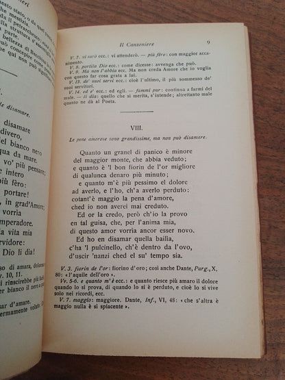 Il Canzoniere, Cecco Angiolieri, UTET 1925