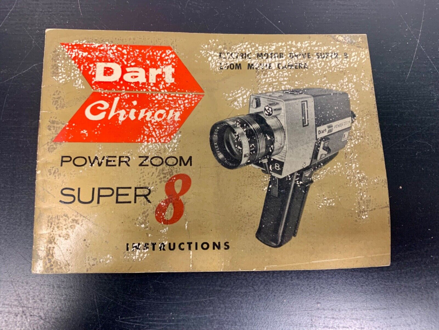 Vintage Super 8 Dart Chinon instruction booklet 