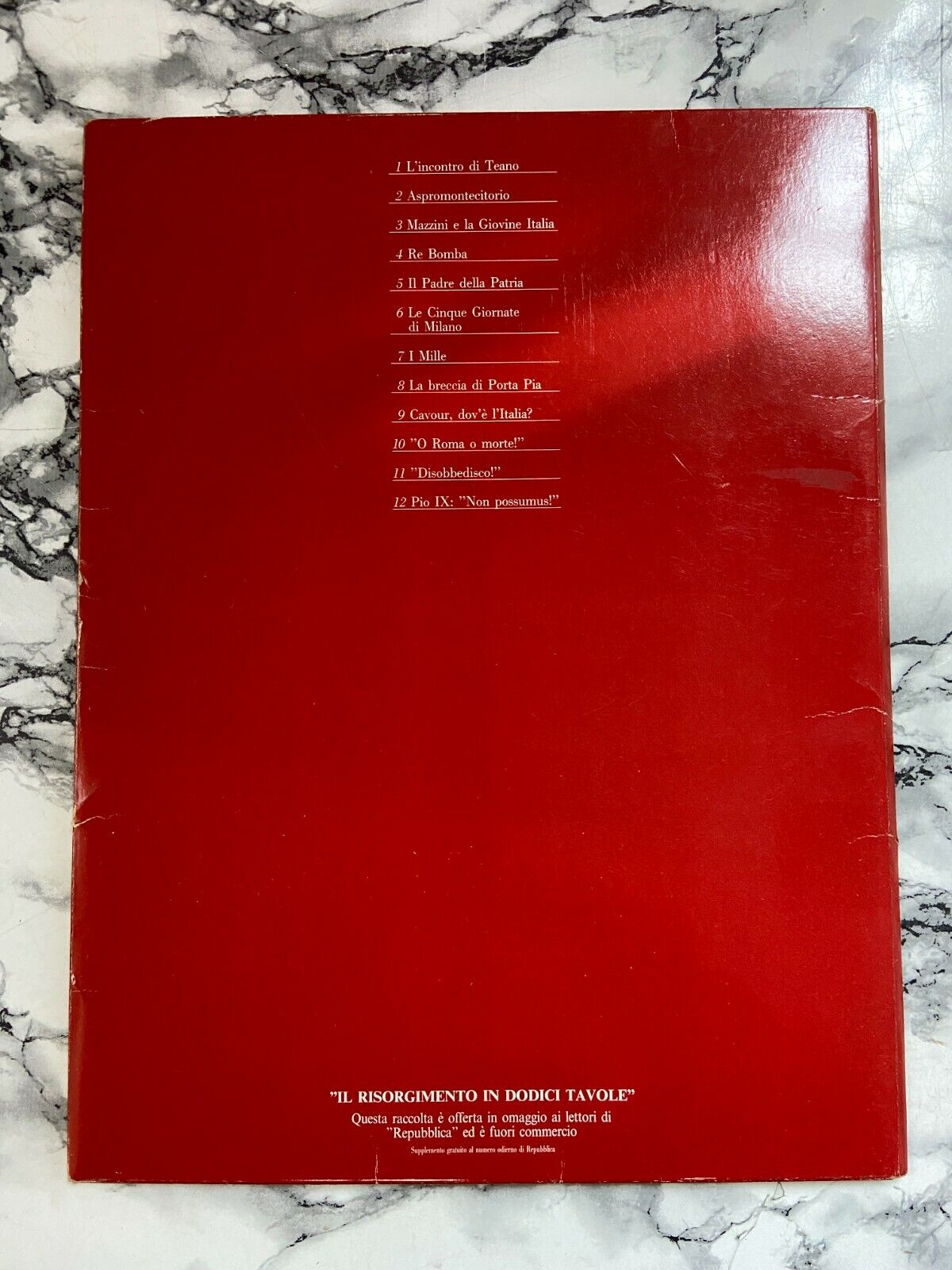 Le Risorgimento en 12 tables - Forattini