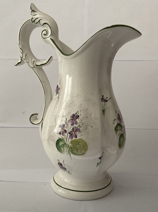 Ceramic jug signed Susanna M.