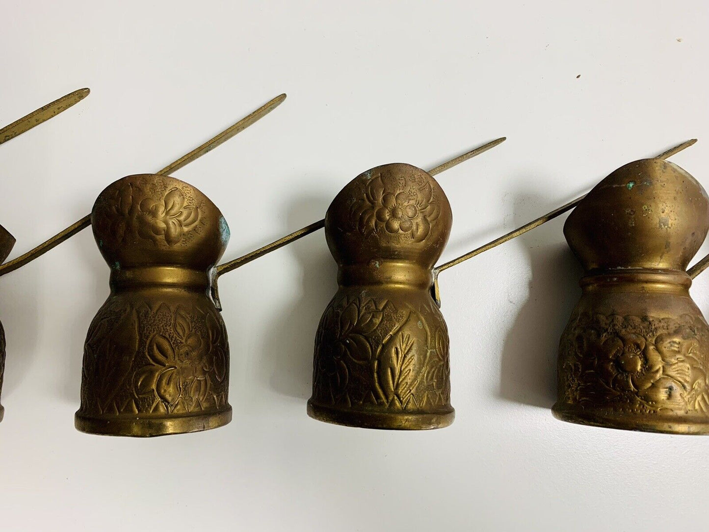 Turkish cezve set in brass