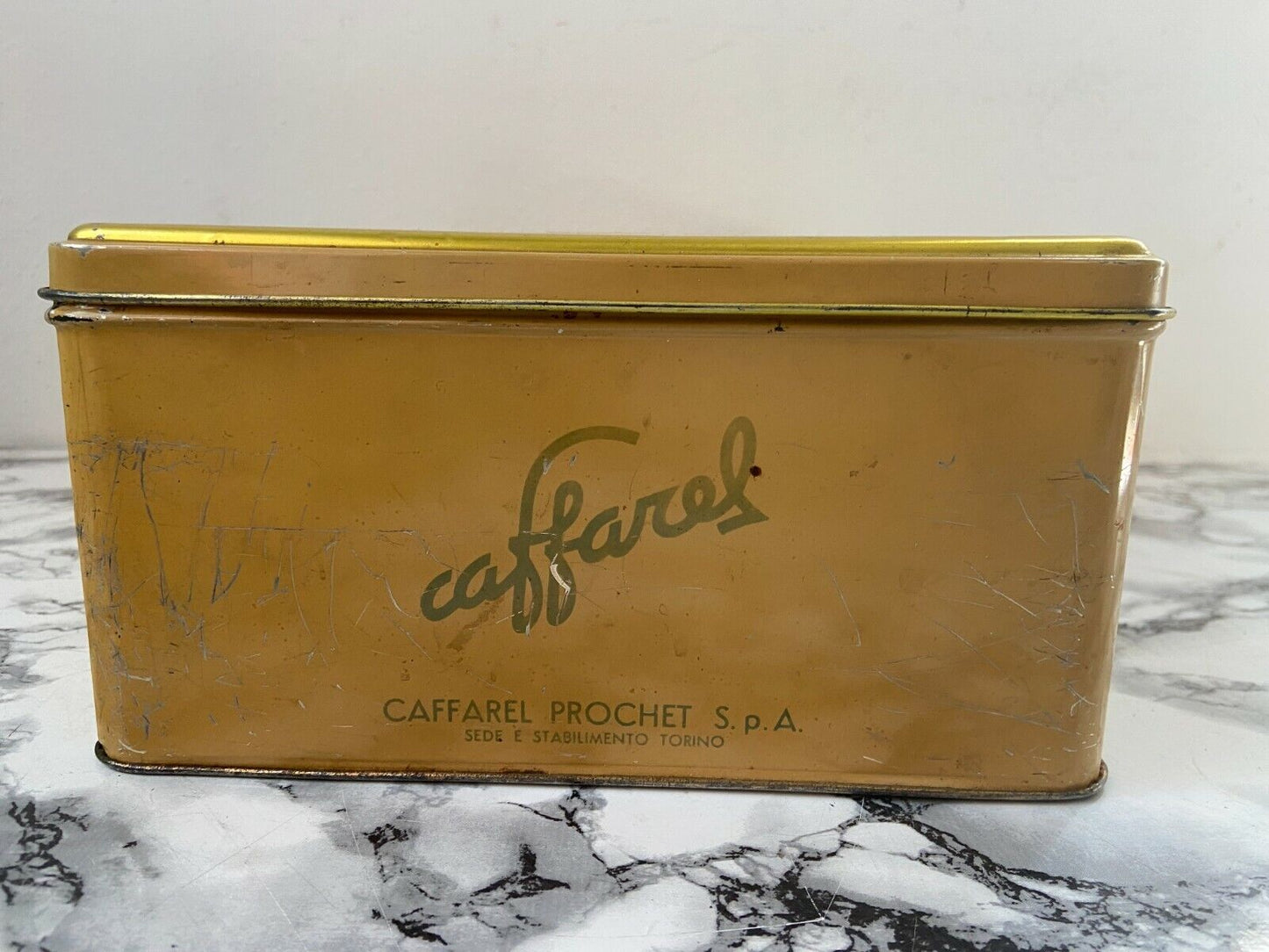 Caffaril tin box