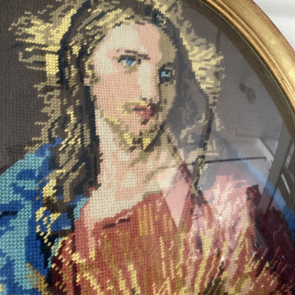 Quadro Ricamato A Punto Croce