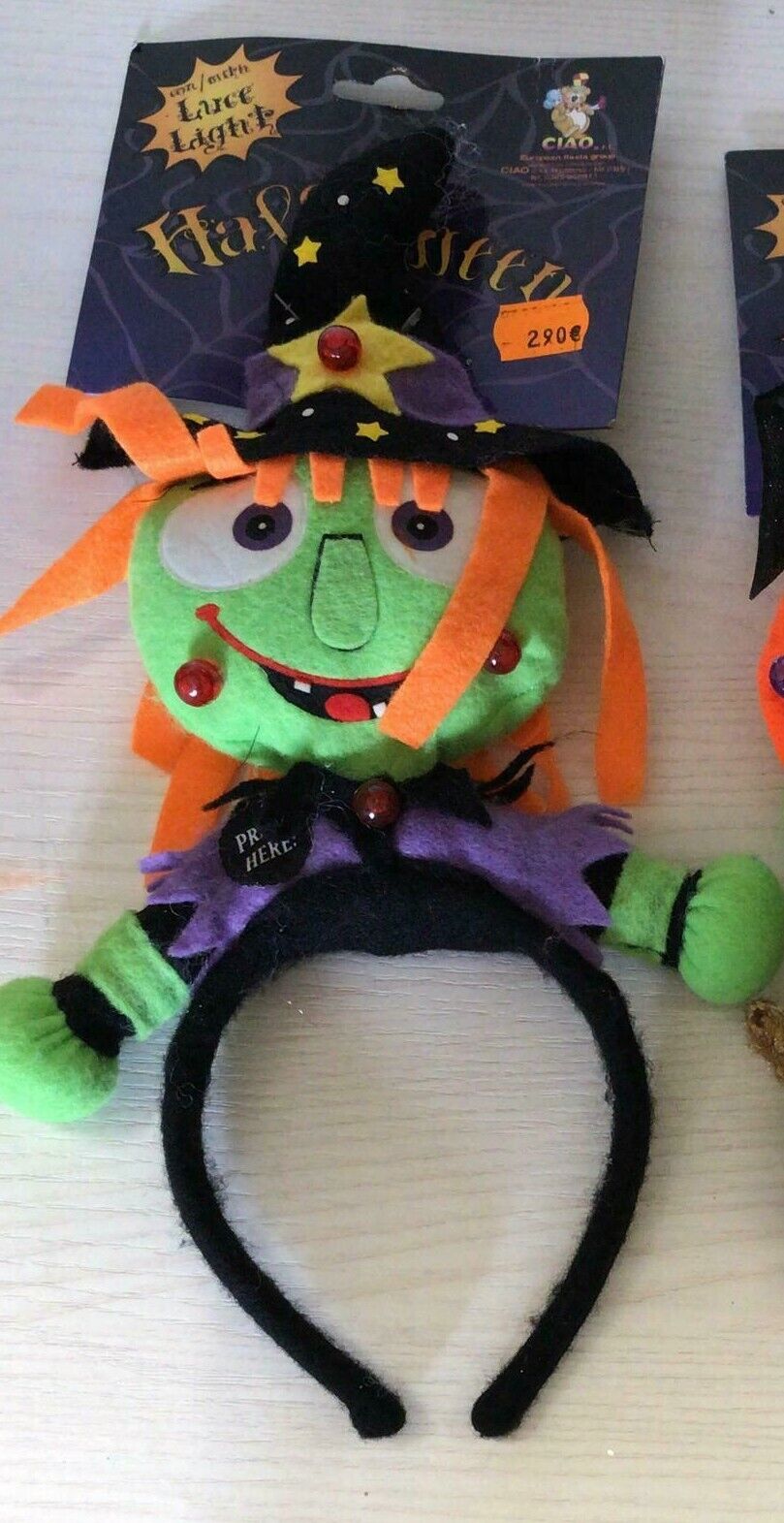 CERCHIETTO STREGA HALLOWEEN