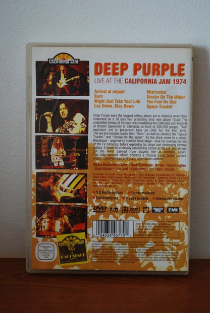DEEP PURPLE LIVE IN CALIFORNIA 74 DVD