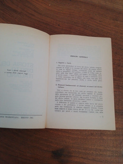 STORIA DEL DIRITTO ITALIANO, M. Roberti, Cetim ed., 1971