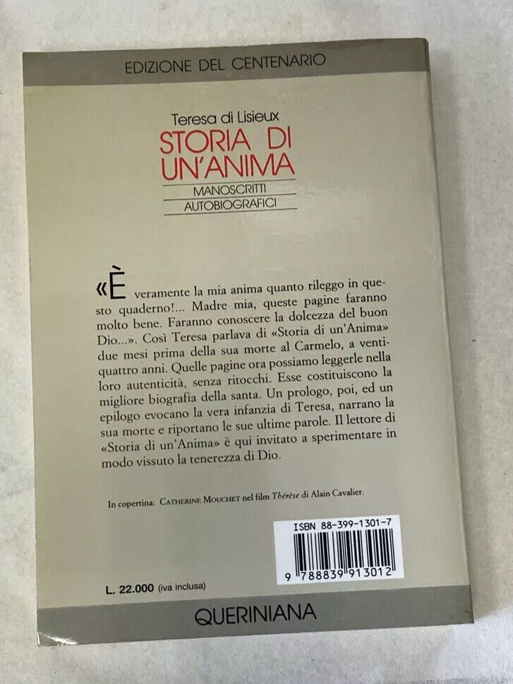 Thérèse de Lisieux Histoire d'une âme