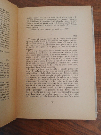 LETTRES À LA MÈRE - C.Baudelaire, 1ère ÉD. - Éditions de Man 1945