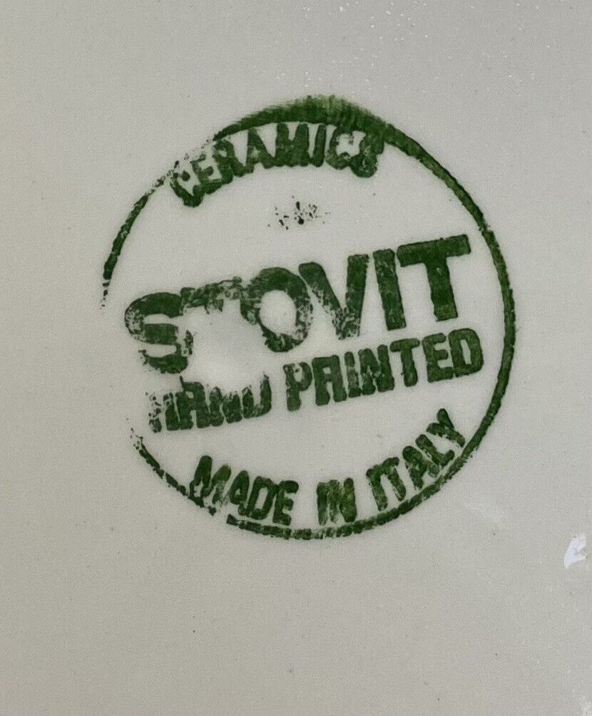 Stovit ceramic plates made in Italy