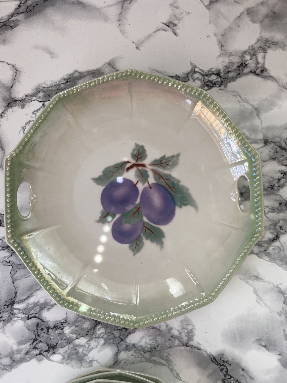 Glamor Serving Plates - Pearl Effect