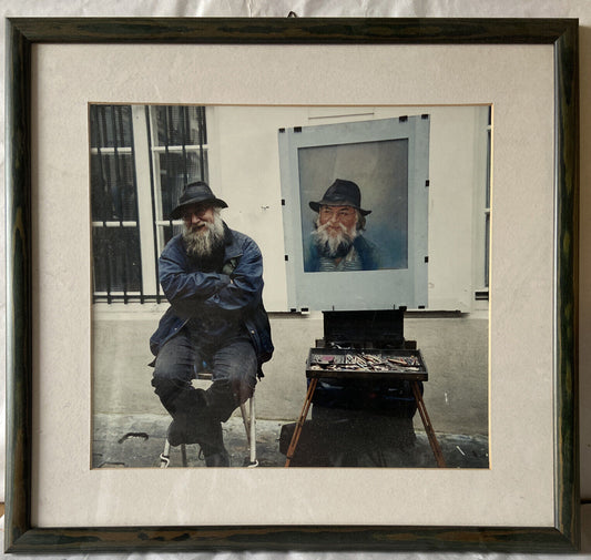 Framed Street Artist Photograph