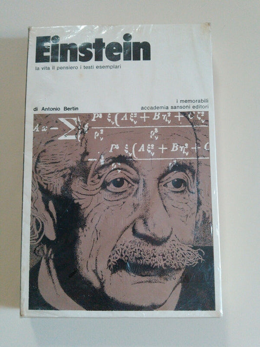 Einstein - Antonio Bertin, Académie Sansoni éd. , 1971