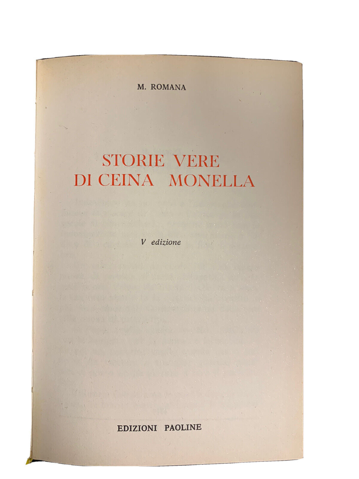 libro - Ceina Monella - M. Romana