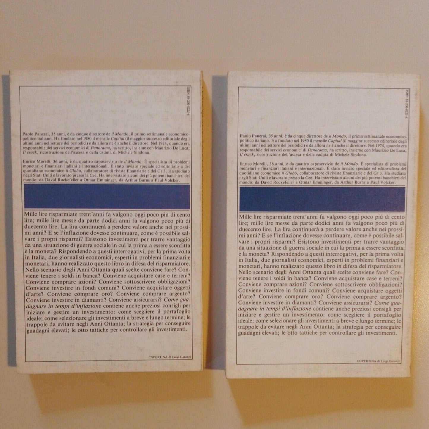 Comment gagner de l'argent en période d'inflation - P. Panerai et E. Morelli / 2 volumes, 1982