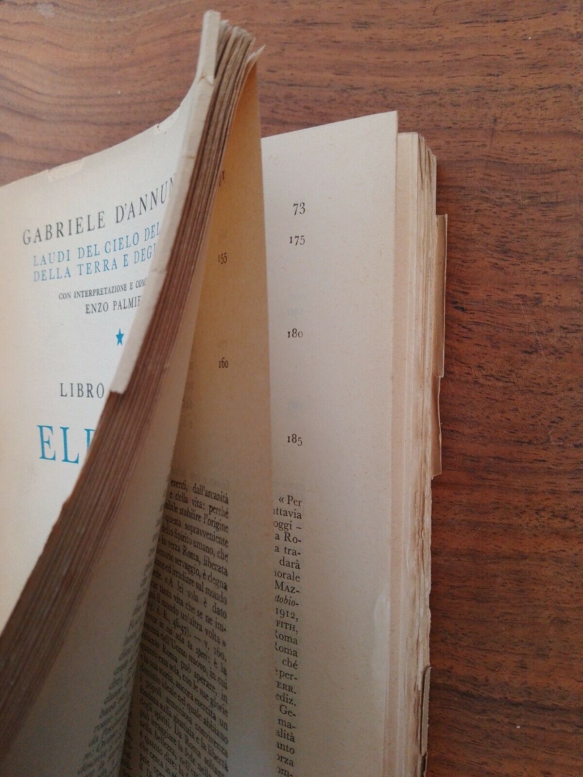 ELECTRA, second book, G. D'ANNUNZIO, ZANICHELLI, 1944