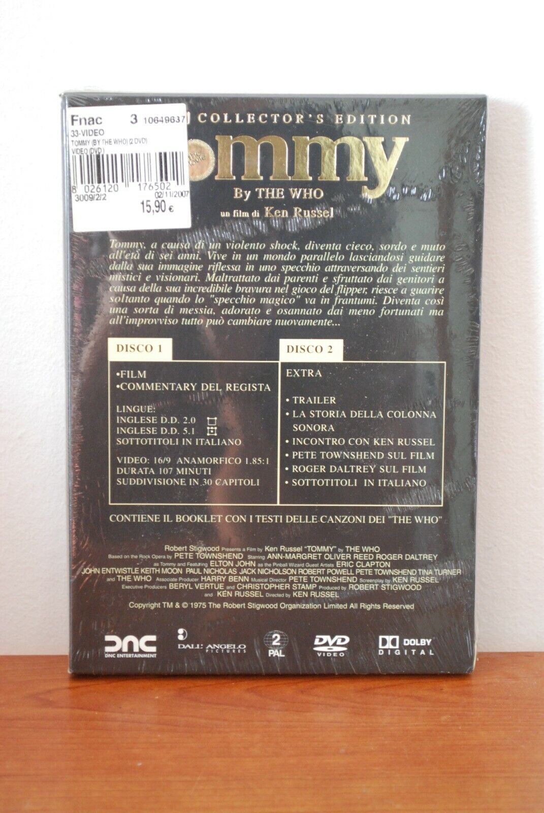 TOMMY PAR LE DVD DE L'OMS