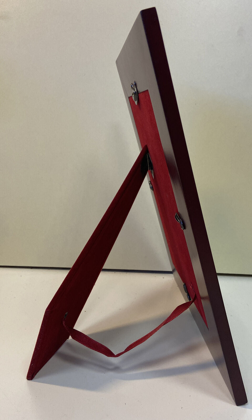 Cornice Argentata In Velluto Rosso 14,5 x 19,5 cm