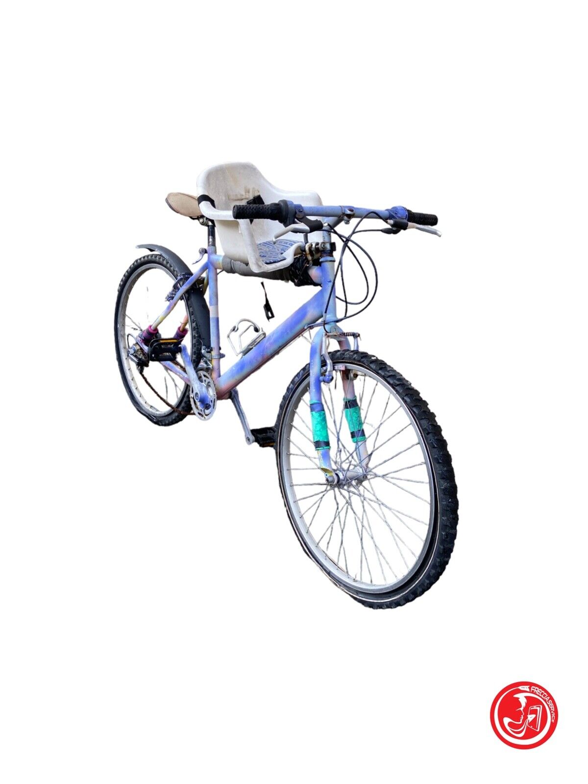 Vélo avec siège enfant 