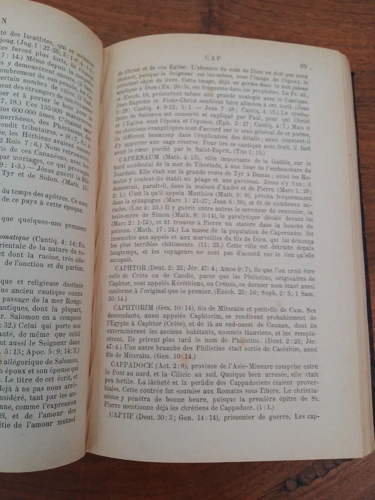 DICTIONNAIRE BIBLIQUE POPULAIRE, par A. Meylan, G. Bridel, 1869