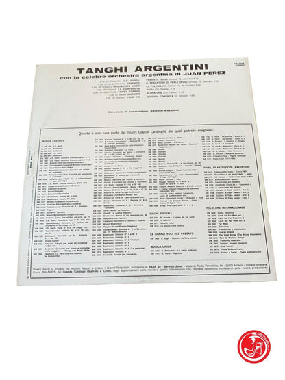 The Famous Argentine Orchestra By Juan Perez - Argentine Tangos