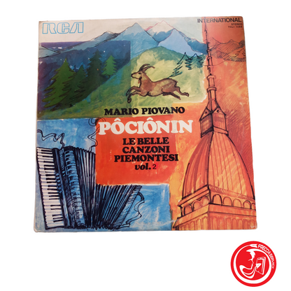 MARIO PIOVANO pocionin THE BEAUTIFUL PIEDMONT SONGS vol. 2