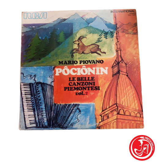 MARIO PIOVANO pocionin LES BELLES CHANSONS DU PIÉMONT vol. 2