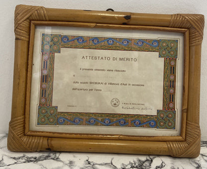Cornice In Legno Spessa Con Vetro