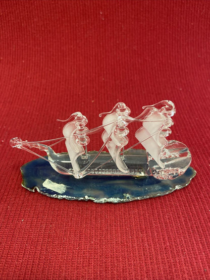 Glass sailing ship Santa Maria SM/MIN