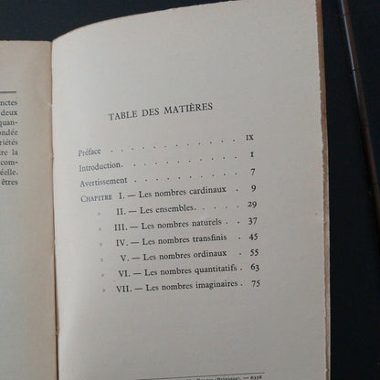 R. LE MASSON- PHILOSOPHIE DES NOMBRES- ED DESCLEE DE BROUWER- 1932