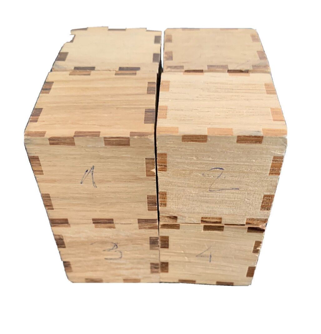 Cube wooden puzzle