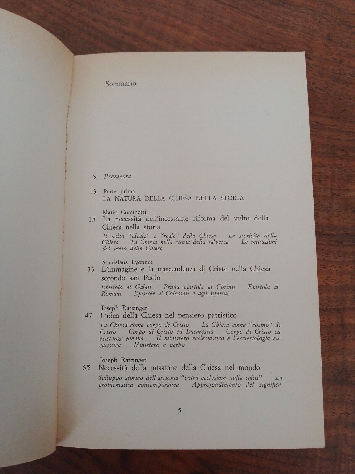La fine della chiesa come società perfetta, Mondadori, Idoc 7, 1968 1^Ed.