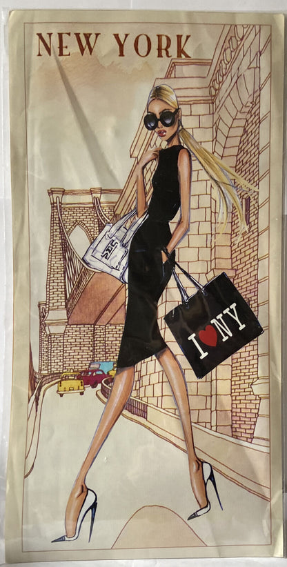 I Love NY Modella 26 x 50 cm