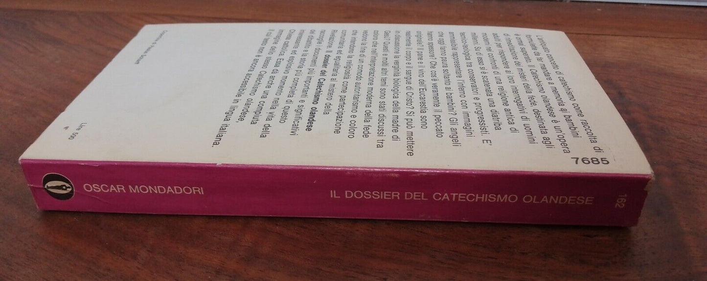 Il Dossier del catechismo olandese - Oscar Mondadori - 1968 + articolo