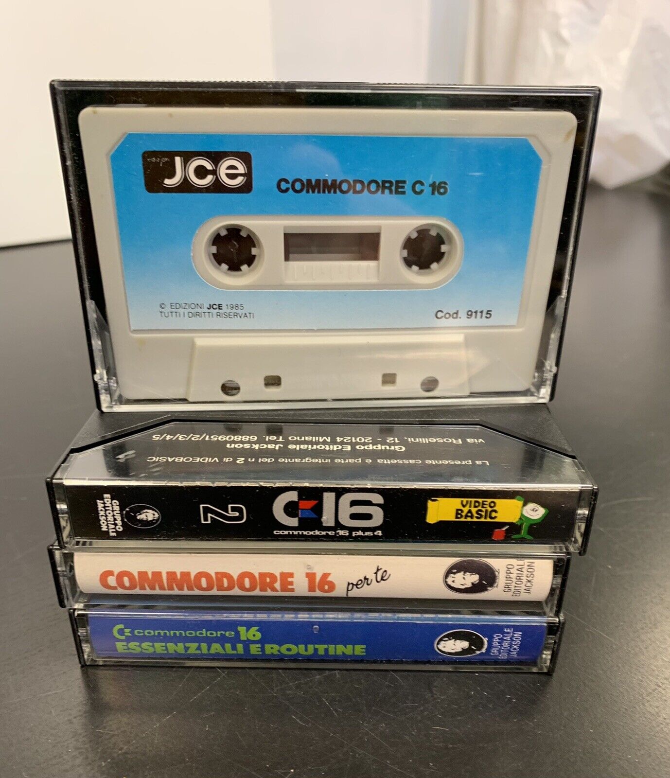 Cassette Videobasic Commodore 16