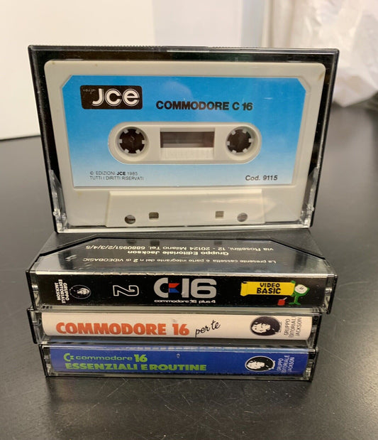 Cassette Videobasic Commodore 16