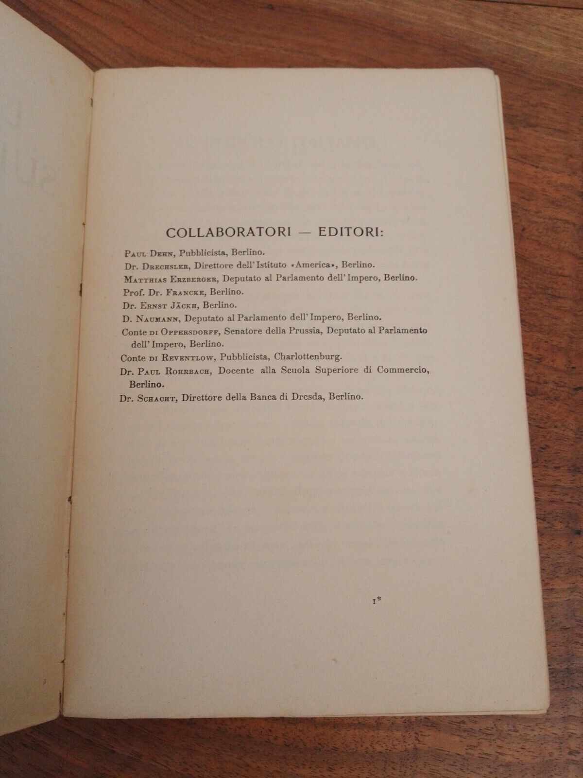 La verità sulla guerra, 1915, Tipografia Mittler, 2° edizione