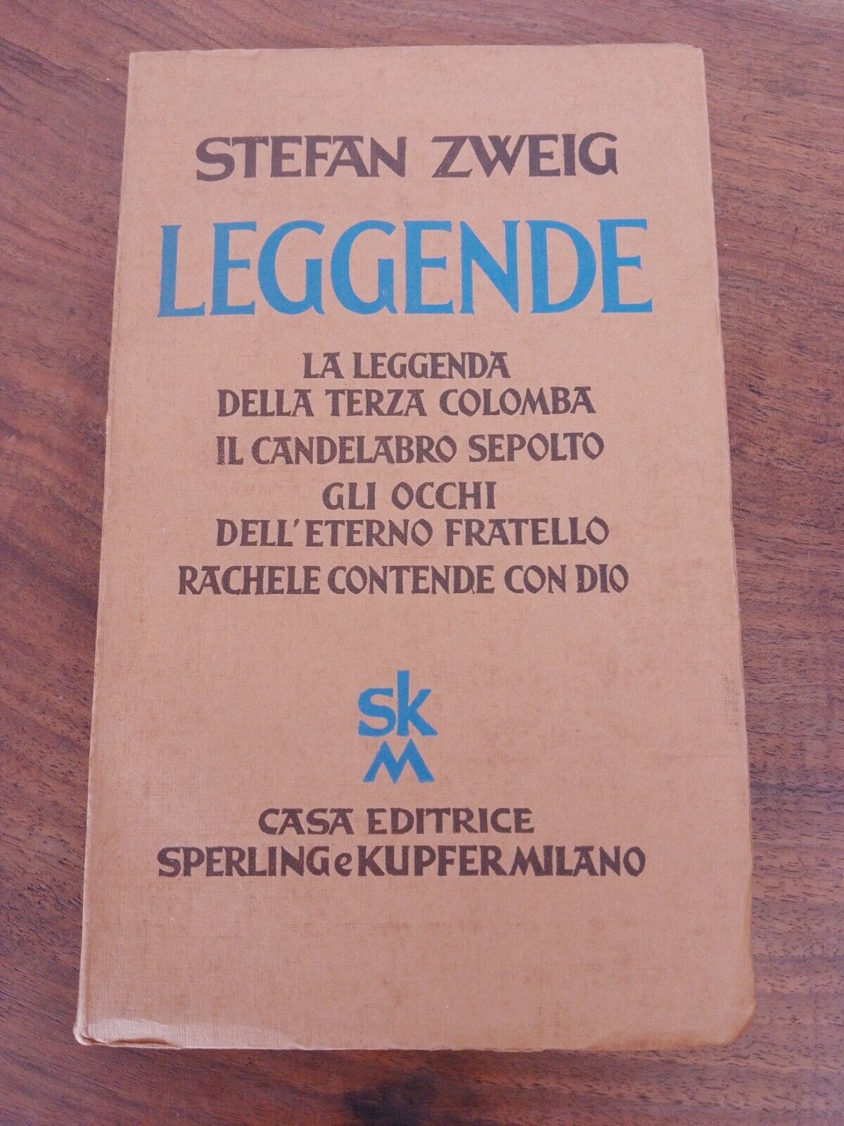 Leggende, S. Zweig, Sperling e Kupfer, 1937